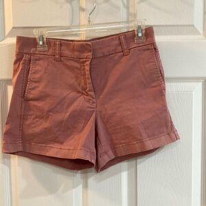Women's Casual Dusty Pink Twill Shorts